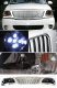 Ford F150 1999-2003 Chrome Vertical Grille and Smoked Headlights Set