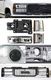 GMC Yukon 1994-1999 Black Grille and Clear Projector Headlights Set
