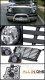 Chevy Silverado 2003-2005 Black Billet Grille and Headlight Conversion Kit