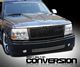 Chevy Suburban 2000-2006 Black Billet Grille and Chrome Headlight Conversion Kit