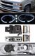 Chevy Tahoe 1995-1999 Clear Halo Projector Headlights and Bumper Lights Set