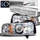 Dodge Ram 1994-2001 Chrome Vertical Grille and Projector Headlights