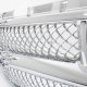 Chevy 2500 Pickup 1994-1998 Chrome Mesh Grille and Projector Headlights