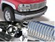 Chevy Tahoe 2000-2006 Chrome Vertical Grille and Halo Projector Headlights Set