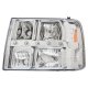 Chevy Silverado 1999-2002 Chrome Grille and Headlights LED DRL