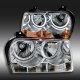 Chrysler 300 2005-2010 Chrome Phantom Grille and Halo Headlights