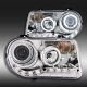 Chrysler 300C 2005-2010 Chrome Phantom Grille and Halo Projector Headlights
