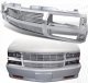 Chevy 3500 Pickup 1988-1993 Chrome Billet Grille and Headlights Conversion