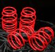 Dodge Neon 1995-1999 Red Lowering Springs