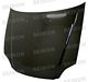 Honda Civic 1999-2000 SEIBON OEM Style Carbon Fiber Hood