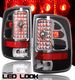 Ford F150 2004-2008 Black LED Style Tail Lights