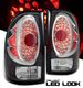 Dodage Dakota 1997-2004 Black LED Style Tail Lights