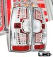 GMC Yukon Denali 2007-2010 Clear LED Look Tail Lights