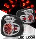 Ford F150 1997-2003 Stepside Black LED Style Tail Lights