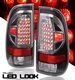 Ford F150 1997-2003 Black LED Style Tail Lights