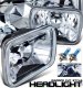 Toyota Supra 1981-1993 Chrome and Black Sealed Beam Headlight Conversion