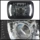 Mitsubishi Mighty Max 1992-1996 LED Black Sealed Beam Projector Headlight Conversion