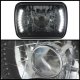 Acura Integra 1986-1989 LED Black Sealed Beam Projector Headlight Conversion