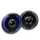 Chevy Chevette 1976-1978 Blue LED Black Sealed Beam Projector Headlight Conversion
