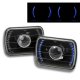 Chevy 1500 Pickup 1988-1998 Blue LED Black Sealed Beam Projector Headlight Conversion