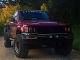 Toyota Pickup 1982-1995 Red LED Black Sealed Beam Headlight Conversion Customer Photo