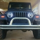 Jeep Wrangler 1997-2006 LED Black Sealed Beam Projector Headlight Conversion Customer Photo
