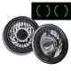 Ford F250 1969-1979 Green LED Black Chrome Sealed Beam Projector Headlight Conversion