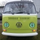 VW Bus 1968-1979 Green LED Sealed Beam Projector Headlight Conversion Customer Photo