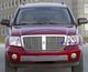 Dodge Durango 2007-2010 Polished Aluminum Vertical Billet Grille Insert