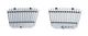 Chevy Tahoe 2007-2011 Polished Aluminum Lower Bumper Vertical Billet Grille Insert