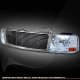 Chevy Tahoe 2000-2006 Black Custom Grille and Chrome Headlight Conversion Kit