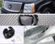 Cadillac Escalade 2002 Black Mesh Grille and Clear Euro Headlights Set