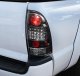 Toyota Tacoma 2005-2011 Black Halo Projector Headlights and LED Tail Lights