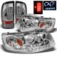 Ford F150 1997-2003 Chrome Projector Headlights and LED Tail Lights