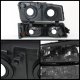 Chevy Silverado 2003-2006 Smoked Headlights Bumper Lights and LED Tail Lights