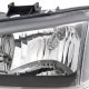 Chevy Silverado 3500 2003-2006 Black Clear Headlights and Bumper Lights