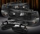 Chevy Tahoe 2000-2006 Black Headlights Set and Smoked Fog Lights