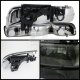 Chevy Suburban 2000-2006 Smoked Headlights Set and Projector Fog Lights