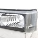 Chevy Avalanche 2003-2006 Black Clear Headlights and Bumper Lights