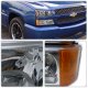 Chevy Avalanche 2003-2005 Clear Euro Headlights and Bumper Lights