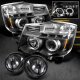 Nissan Titan 2004-2012 Black Projector Headlights and Smoked Fog Lights