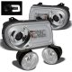 Chrysler 300C 2005-2010 Chrome Projector Headlights LED DRL and Fog Lights