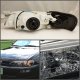 Toyota Corolla 1993-1997 Black Euro Headlights and Corner Lights