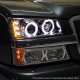Chevy Silverado 2500HD 2003-2006 Clear Halo Projector Headlights and Bumper Lights