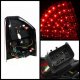 Chrysler 300C 2008-2010 Black CCFL Halo Headlights and Red Smoked LED Tail Lights