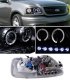 Ford F150 Flareside 1997-2003 Black Projector Headlights and LED Tail Lights
