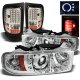 Dodge Ram 2500 1994-2002 Chrome Projector Headlights and LED Tail Lights
