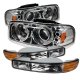 GMC Yukon 2000-2006 Clear Projector Headlights and Bumper Lights Set