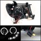 Toyota Tacoma 2005-2011 Black Halo Projector Headlights and LED Tail Lights