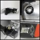 GMC Sierra 1999-2006 Black Euro Headlights and LED Bumper Lights